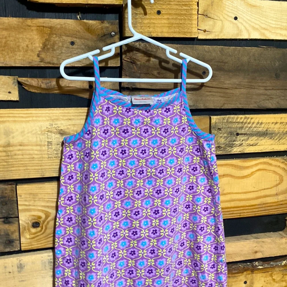 Hanna Andersson Girls Sleeveless Floral Dress Size 120 US‎ 6/7